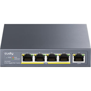 Cudy 5-port gigabit poe+ switch (zwart)
