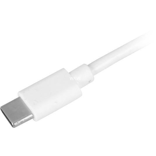 Sharkoon usb-a 2.0 - usb-c kabel (wit, 2 meter)