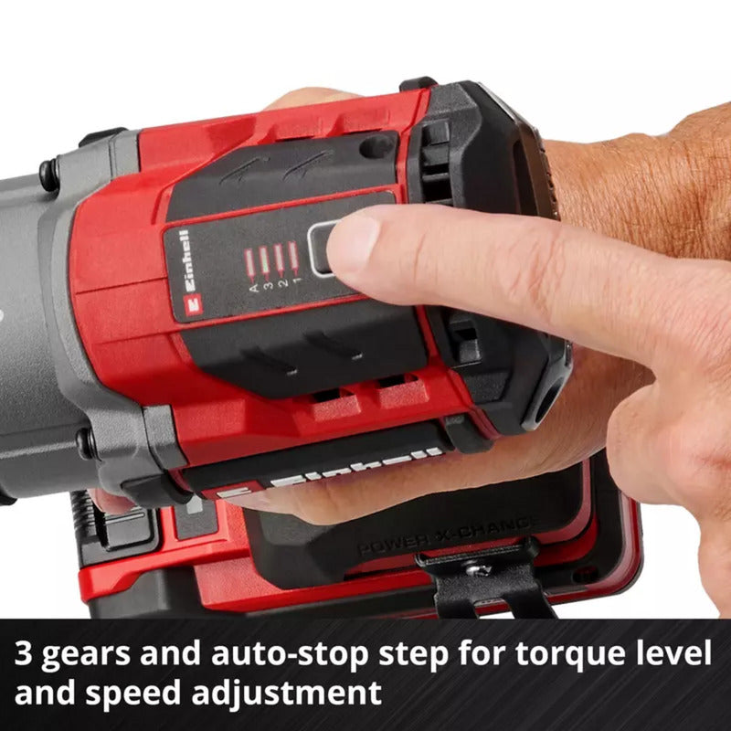 Load image into Gallery viewer, Einhell professional accu slagmoersleutel tp-cw 18 750-c li bl-solo (rood zwart, power x-change, accu en oplader niet inbegrepen)
