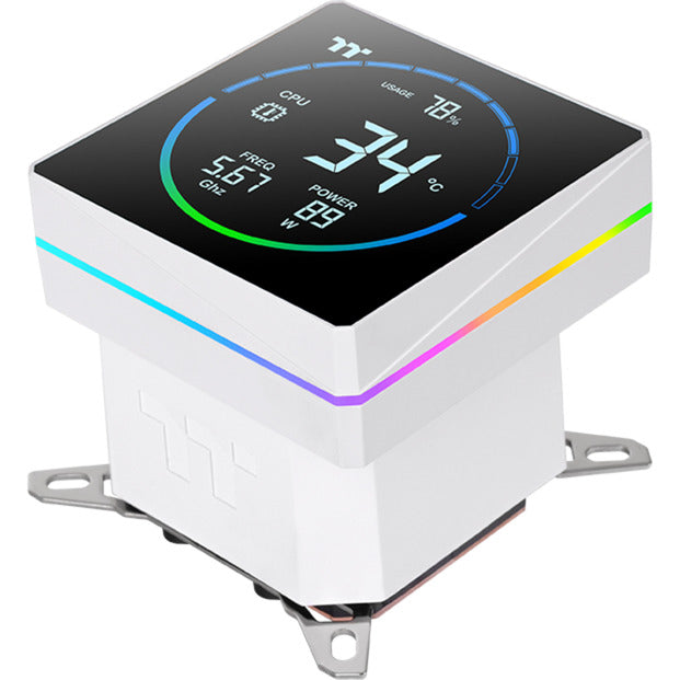 Load image into Gallery viewer, Thermaltake th360-s v3 argb sync aio liquid cooler - snow edition waterkoeling (wit)
