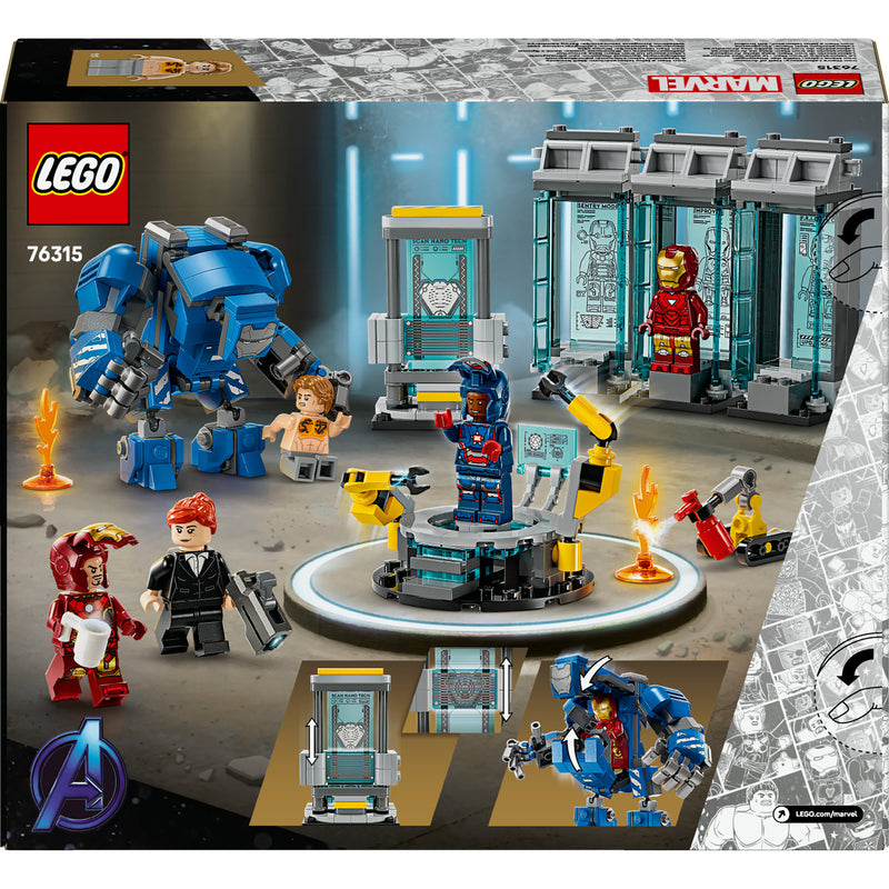 Load image into Gallery viewer, Lego marvel 76315 iron mans laboratorium harnasruimte
