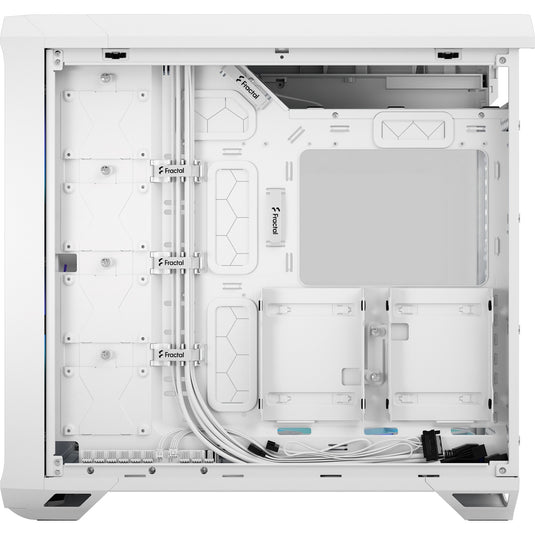 Fractal design torrent white rgb tg clear tint midi tower behuizing (wit | 2x usb-a | 1x usb-c | rgb | window)
