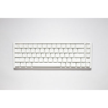 Ducky one 3 classic pure white sf rgb mechanisch toetsenbord (wit, us lay-out (qwerty), cherry mx brown, 65%, rgb leds, double-shot pbt, hot-swappable, quack mechanics)