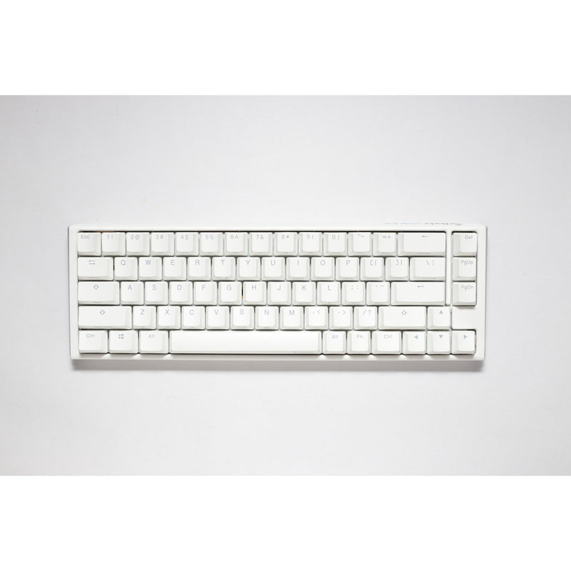 Load image into Gallery viewer, Ducky one 3 classic pure white sf, toetsenbord (wit, us lay-out, cherry mx brown, rgb led, double-shot pbt, hot-swappable, quack mechanics, 65%)
