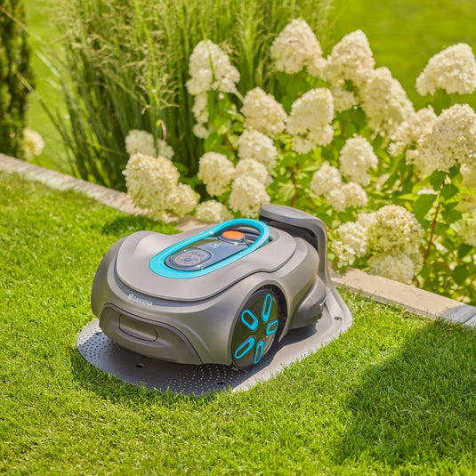 Gardena smart sileno max 1500 m² robotmaaier (grijs turquoise, 19903-26)