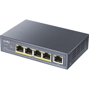 Cudy 5-port gigabit poe+ switch (zwart)