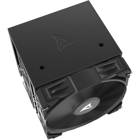 Sharkoon a60 cpu-koeler (zwart, 4-pins pwm fan-connector)