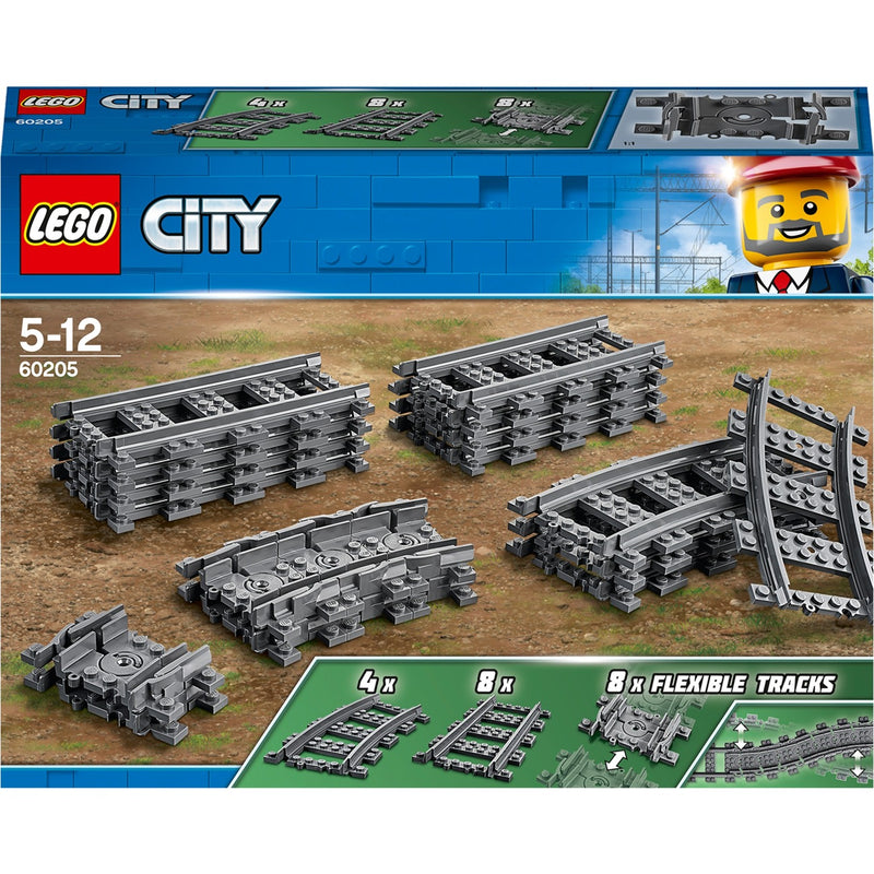 Afbeelding laden in galerijviewer, Lego city treinrails 60205
