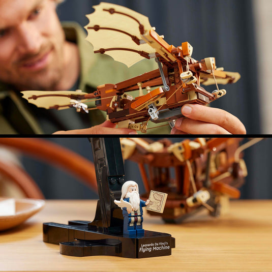 Lego icons - de vliegmachine van leonardo da vinci constructiespeelgoed (10363)