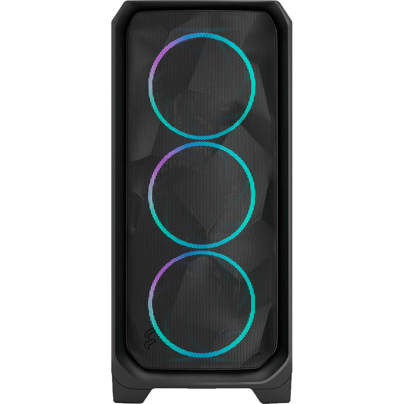 Laden Sie das Bild in Galerie -Viewer, Fractal design meshify 3 rgb midi tower behuizing (zwart | 2x usb-a | 1x usb-c | rgb | tempered glass)
