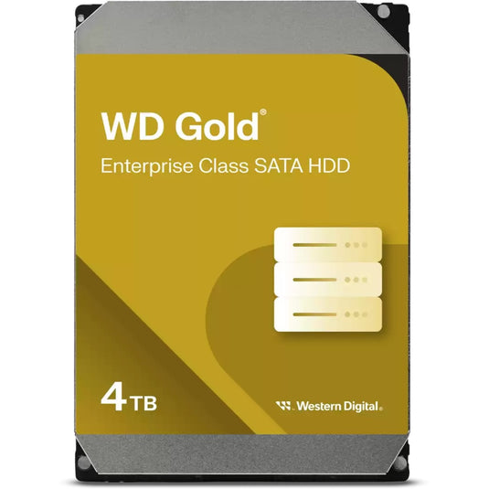 Wd gold enterprise class 4 tb harde schijf (4004fryz, sata 600, 24 7)