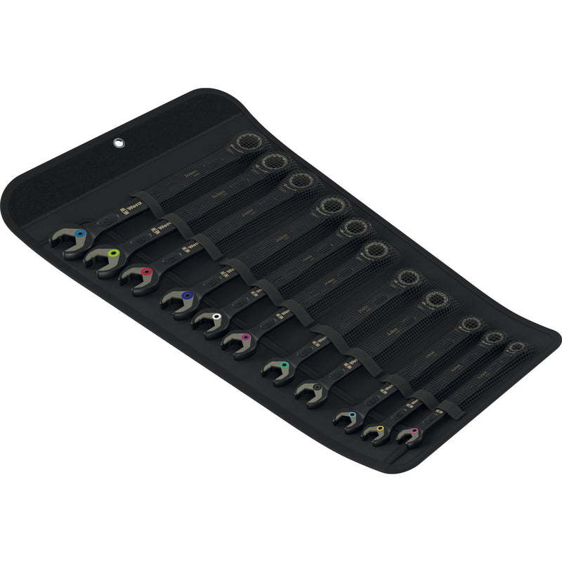 Load image into Gallery viewer, Wera 6000 joker black edition 11 set 1 steek-ringratelsleutelset, 11‑delig moersleutel (zwart)
