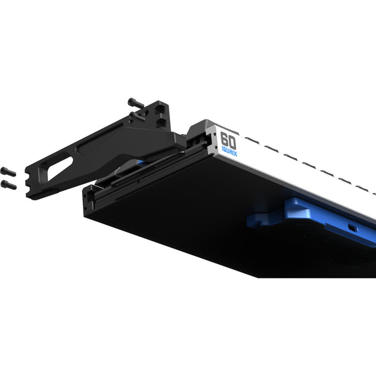 Iqunix ez60 magnetic switch gaming he keyboard (zwart, us lay-out (qwerty), gateron star trail, 60%, rgb, double shot pbt keycaps)