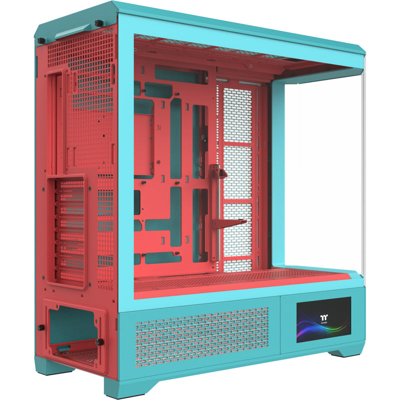 ギャラリービューアに画像をロードする, Thermaltake view 600 tg mint strawberry big tower behuizing (mint bes | 2x usb-a | 1x usb-c | tempered glass)
