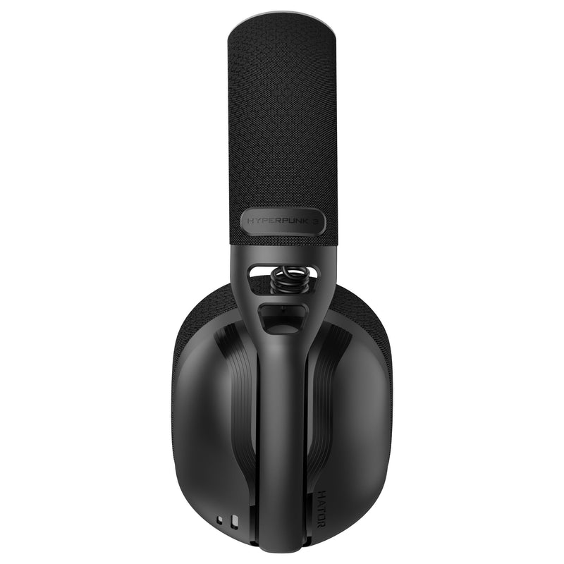 ギャラリービューアに画像をロードする, Hator hyperpunk 3 usb over-ear gaming headset (zwart, virtual 7.1 surround sound, usb-a usb-c bluetooth)
