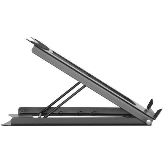 Act connectivity laptopstandaard, inklapbaar, hoogte verstelbaar in 5 standen (zwart)