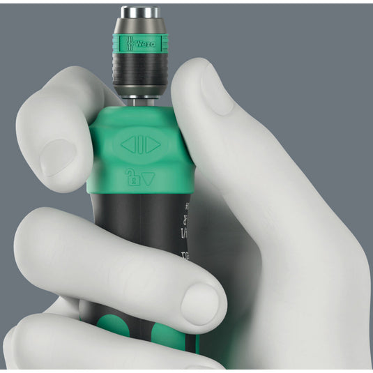 Wera kraftform kompakt 26 ra-r met etui, 6‑delig bitset (zwart groen)