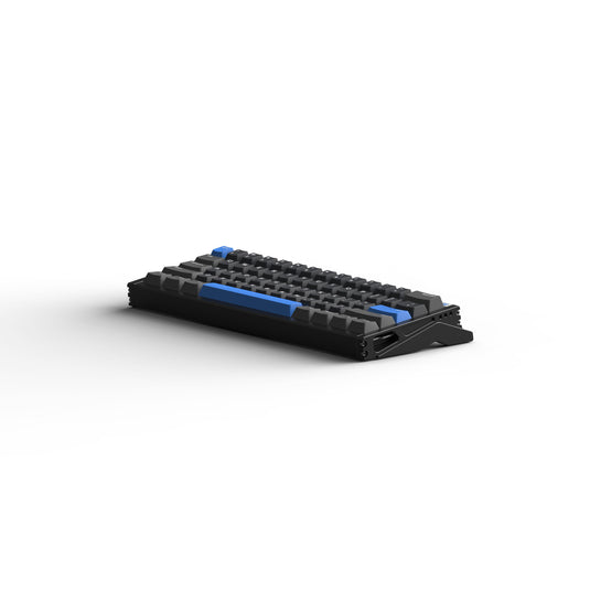 Iqunix ez60 magnetic switch gaming he keyboard (zwart, us lay-out (qwerty), gateron star trail, 60%, rgb, double shot pbt keycaps)