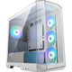 Msi mag pano m100r pz midi tower behuizing (wit | 1x usb-a | 1x usb-c | rgb | tempered glass)