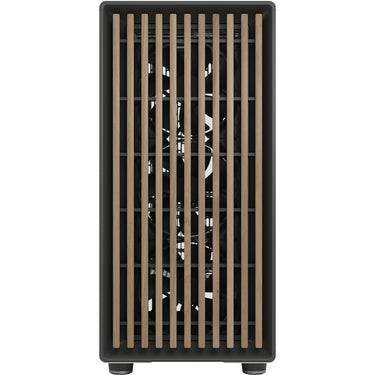 Fractal design north xl rc chalk white tg clear midi tower behuizing (wit houtkleur | 2x usb-a | 1x usb-c | tempered glass)