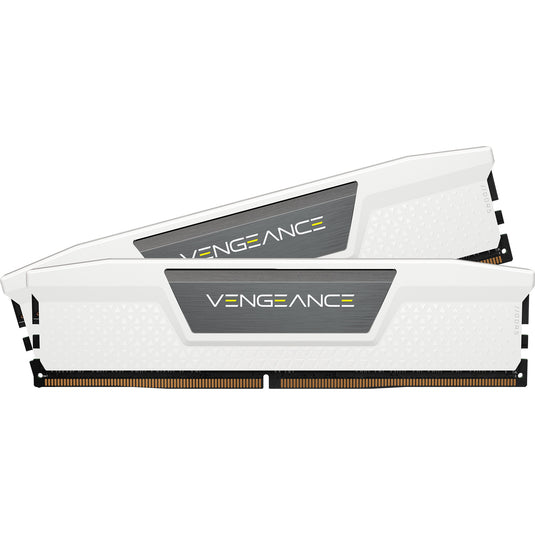Corsair vengeance 32 gb ddr5-6000 (2x 16 gb) werkgeheugen (wit, cmk32gx5m2d6000z38w, xmp, expo)