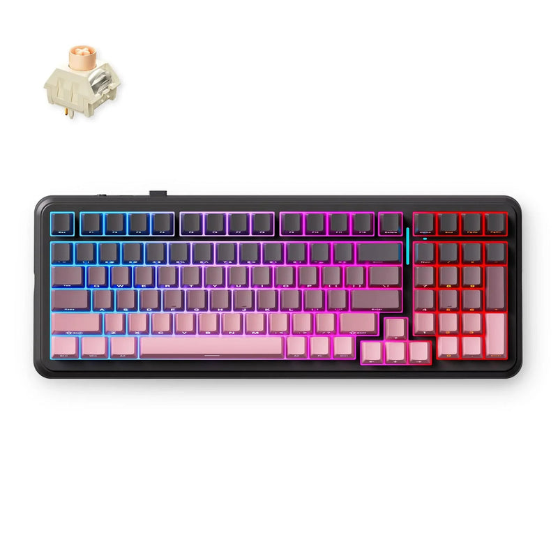 Load image into Gallery viewer, Mchose k99 v2 wireless mechanical black, gaming toetsenbord (us lay-out)
