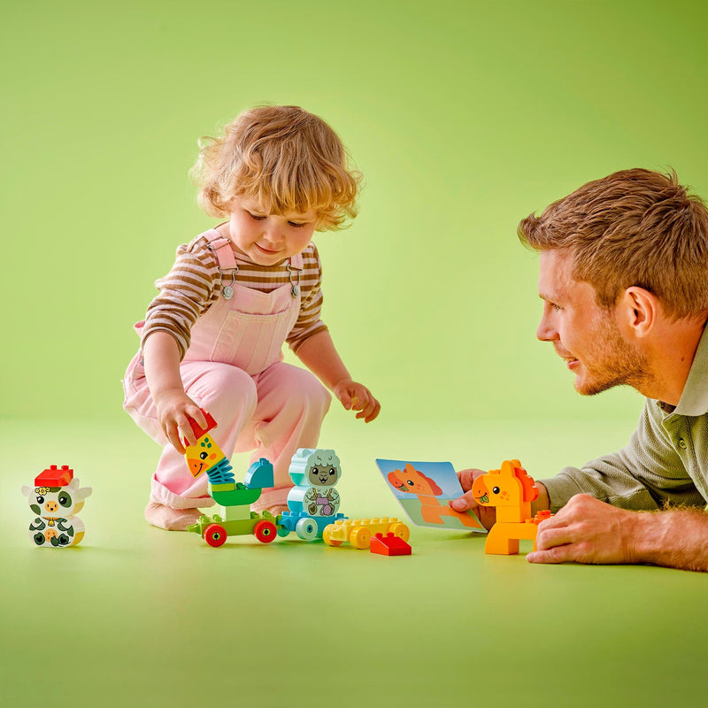 Load image into Gallery viewer, Lego duplo 10412 mijn eerste dierentrein
