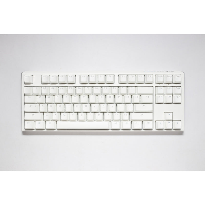 Load image into Gallery viewer, Ducky one 3 classic pure white tkl rgb mechanisch toetsenbord (wit, us lay-out (qwerty), cherry mx silent red, 80% (tkl) , rgb leds, double-shot pbt, hot-swappable, quack mechanics)
