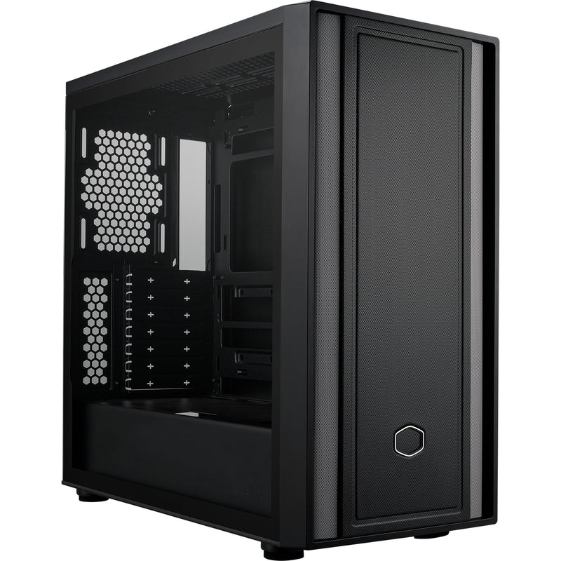 Load image into Gallery viewer, Cooler master masterbox 600 lite midi tower behuizing (zwart | 2x usb-a | 1x usb-c | rgb | tempered glass)
