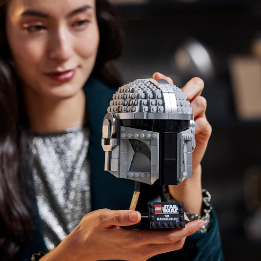 Lego star wars the mandalorian helmset voor volwassenen - 75328