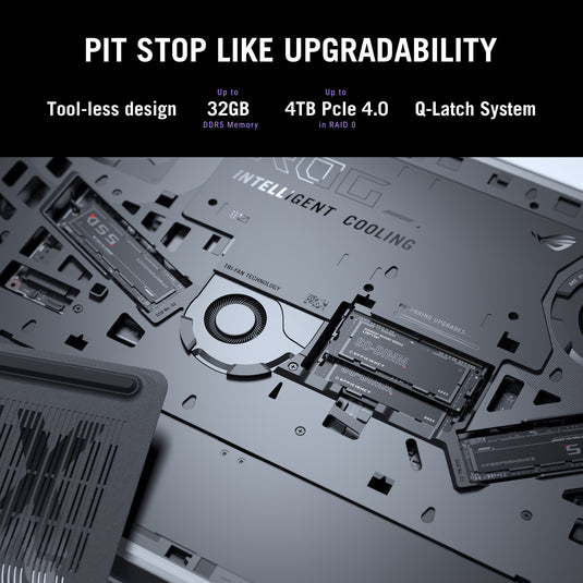 Asus rog strix g18 g815lr-s9103w 18 copilot+ gaming laptop (zwart grijs | core ultra 9 275hx | rtx 5070 ti | 32 gb | 2 tb ssd)