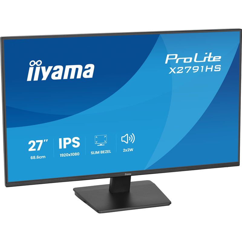 Load image into Gallery viewer, Iiyama prolite x2791hs-b1 27 monitor (zwart (mat), 120 hz, hdmi, displayport, audio)
