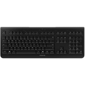 Cherry kw 3000 toetsenbord (zwart, eu lay-out (qwerty), rubberdome, 100%, 2,4ghz)