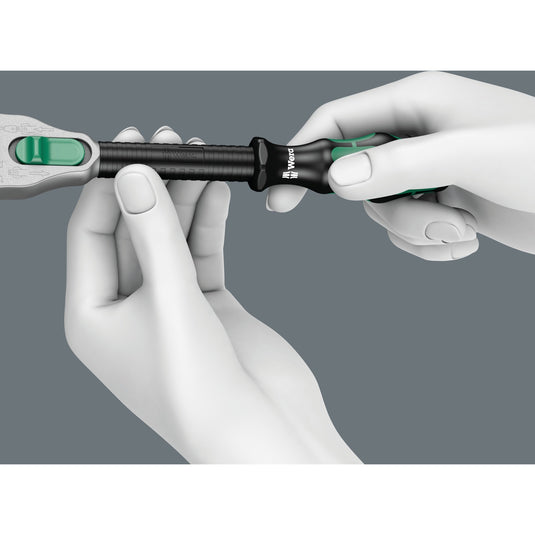 Wera 8100 sa 2 zyklop speed ratelset 1 4 gereedschapsset (zwart groen, 42-delig)