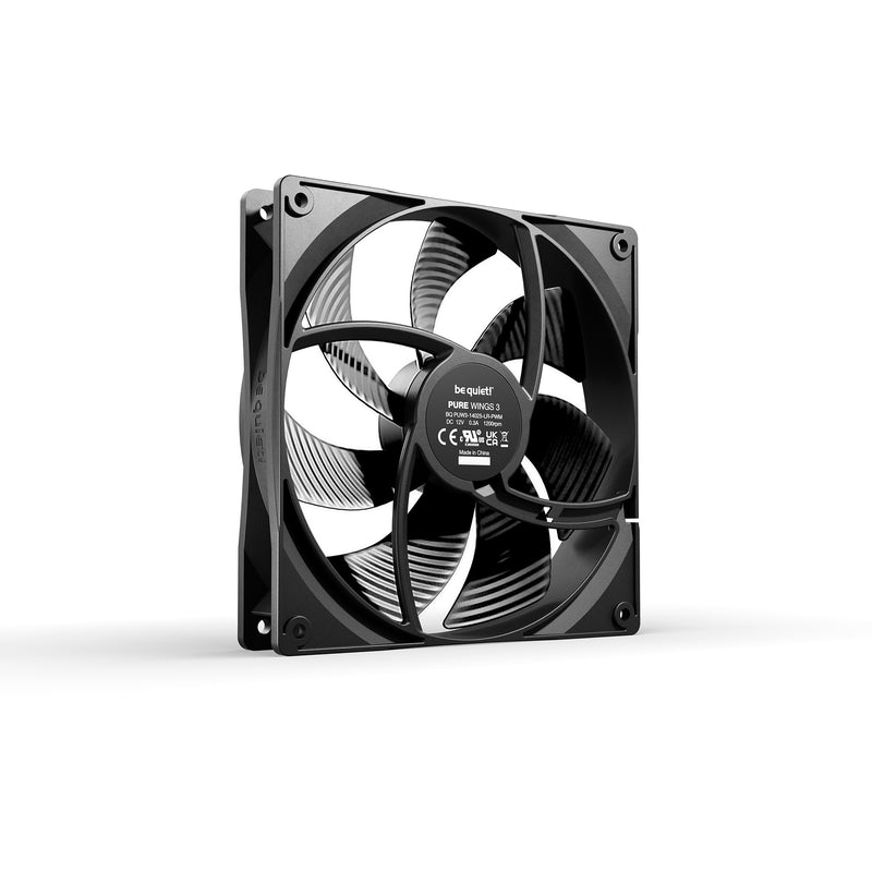 Load image into Gallery viewer, Be quiet! pure wings 3 pwm case fan (zwart, 140 x 140 x 25 mm)
