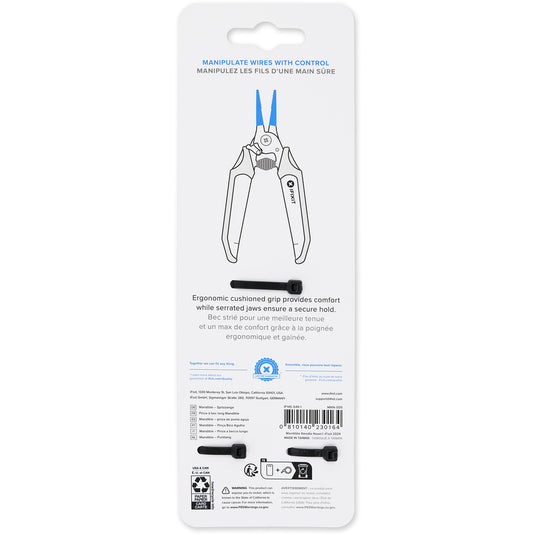 Ifixit mandible needle nose pliers grijptang (zwart blauw)