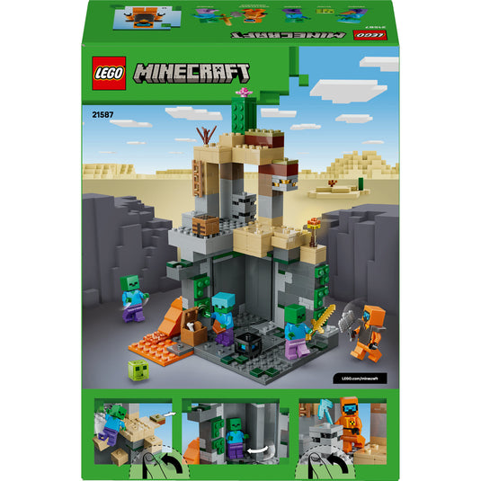 Lego minecraft zombiekerker speelgoed voor kinderen en gamers vanaf 8 jaar - 21587