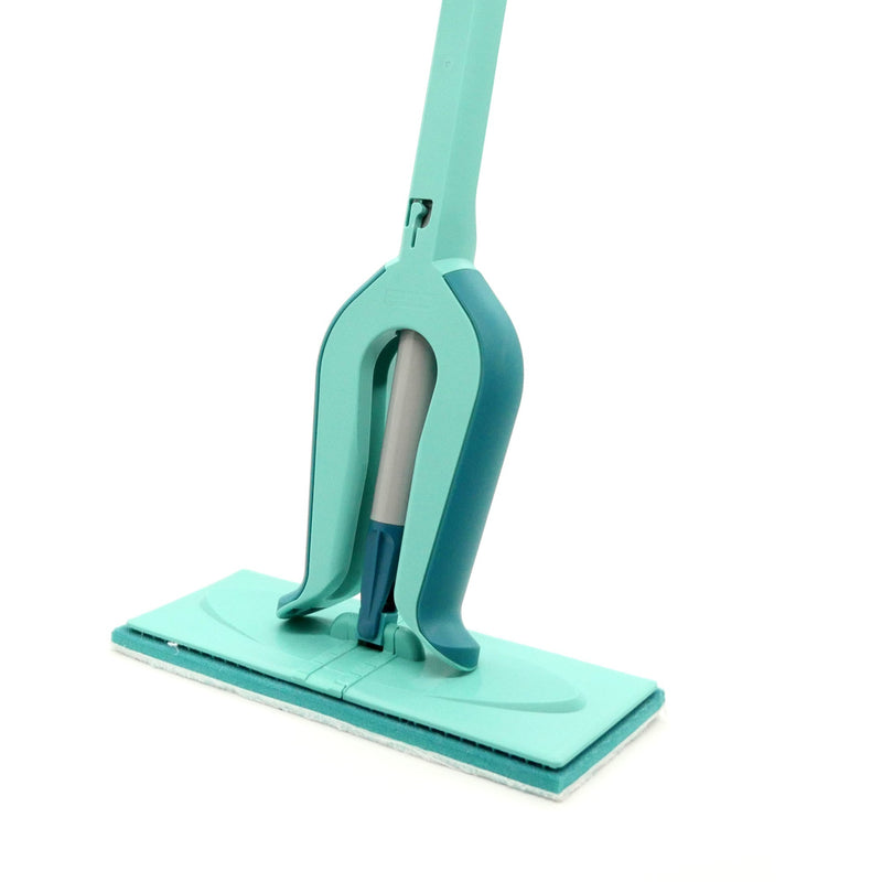Afbeelding laden in galerijviewer, Leifheit picobello vloerwisser s micro duo met steel - 27 cm wisbreedte - turqouise - grijs
