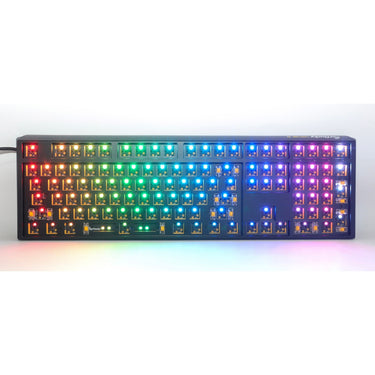 Ducky one 3 ansi layout barebone rgb mechanisch toetsenbord (zwart, us lay-out (qwerty), 100%, rgb leds, hot swap, barebone)