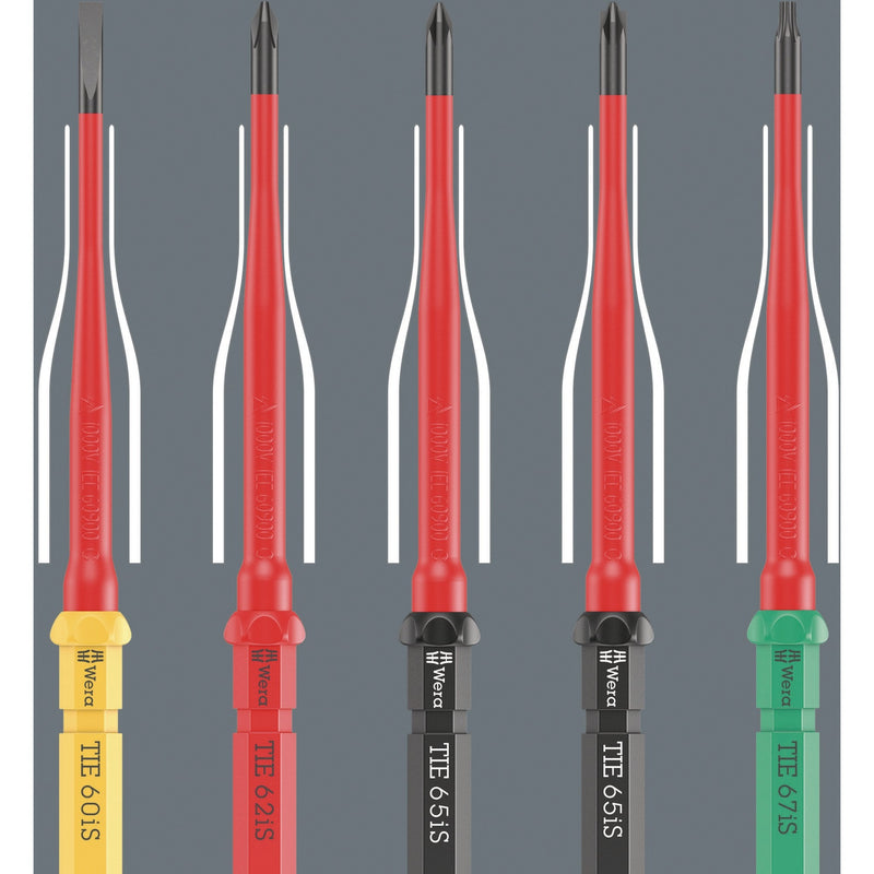 Load image into Gallery viewer, Wera kraftform kompakt vde 16 torque extra slim 1 tool finder schroevendraaier (rood geel, 16‑delig)
