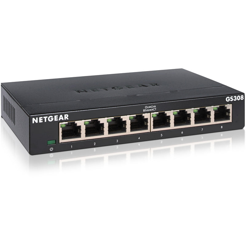 ギャラリービューアに画像をロードする, Netgear gs308 switch (zwart)
