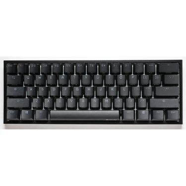 Ducky one 2 pro mini classic rgb mechanisch gaming toetsenbord (zwart, us lay-out (qwerty), cherry mx speed silver, 60%, rgb led, double-shot pbt, quack mechanics)