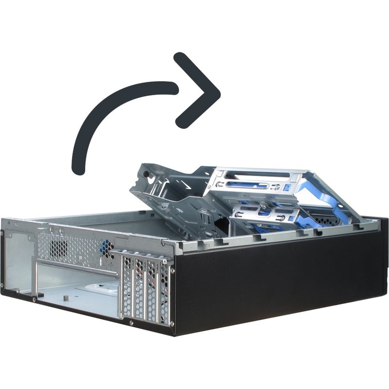 Load image into Gallery viewer, Inter-tech it-502 mini tower behuizing (zwart | 4x usb-a)
