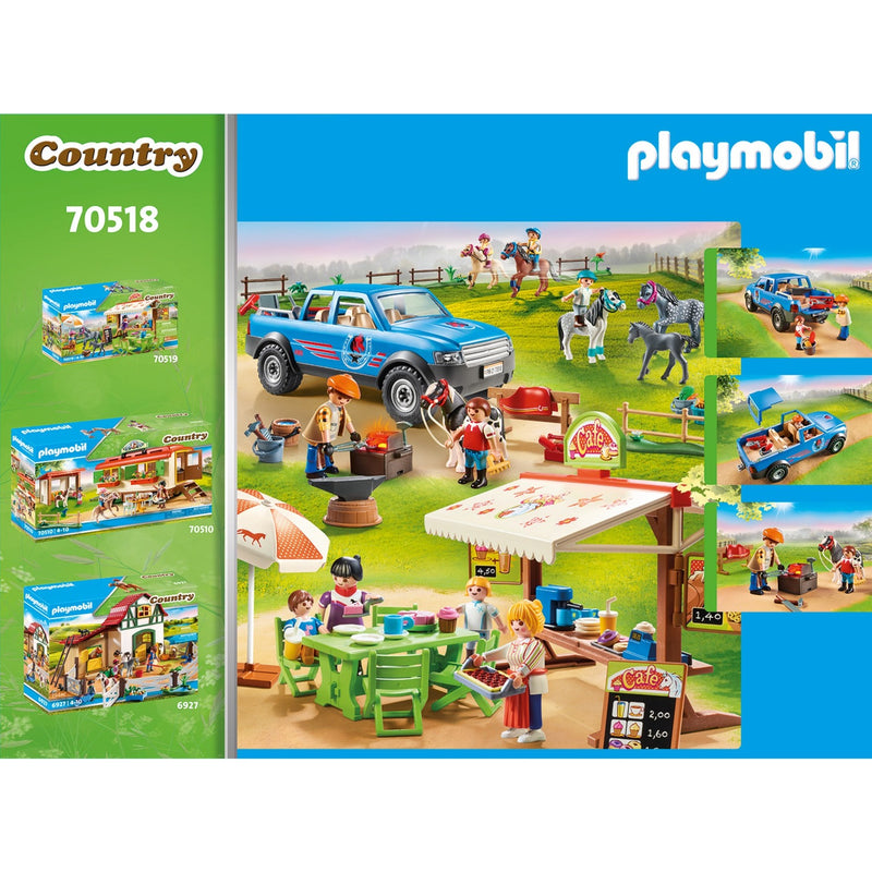 Load image into Gallery viewer, Playmobil country - mobiele hoefsmid constructiespeelgoed (70518)
