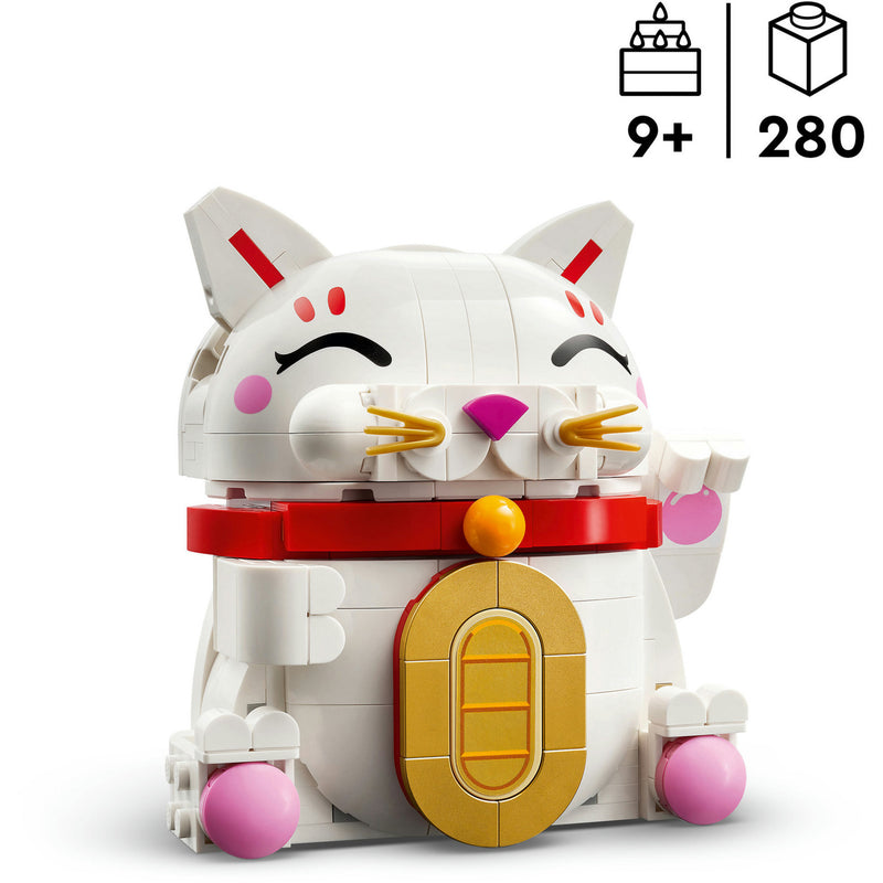 Load image into Gallery viewer, Lego icons - gelukskat constructiespeelgoed (40813)
