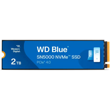 Wd blue sn5000 nvme 2 tb ssd (blauw, s200t4b0e, m.2 2280, pcie gen4 x4)