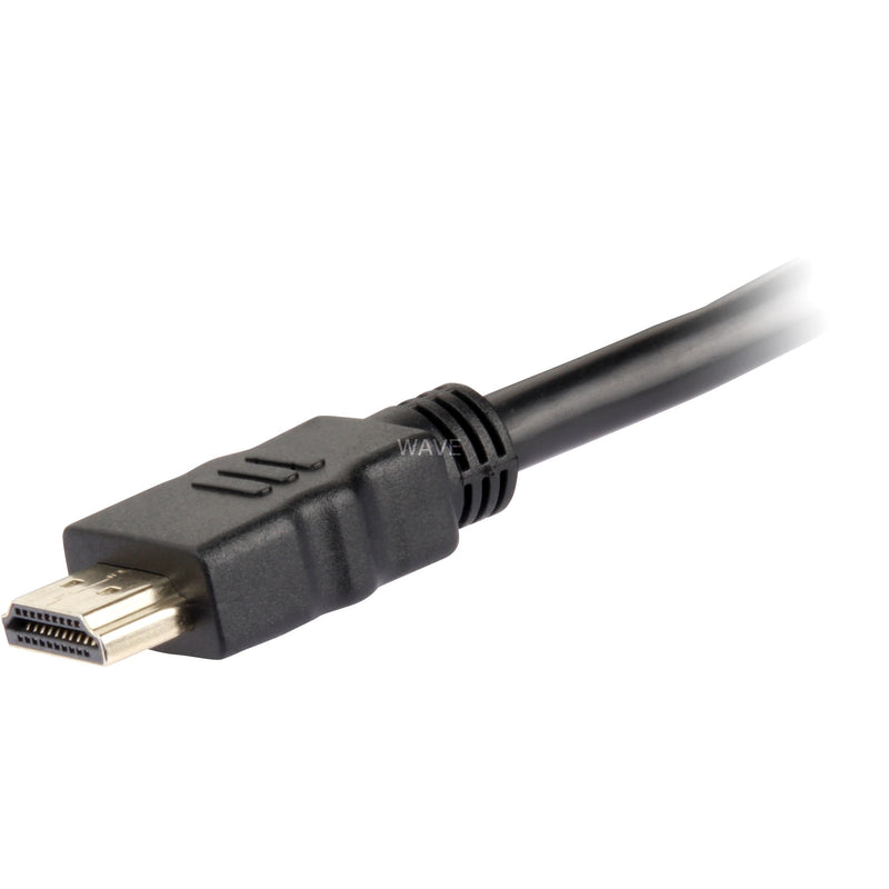 Load image into Gallery viewer, Sharkoon hdmi > dvi-d adapter (zwart, 2 meter, dual-link)
