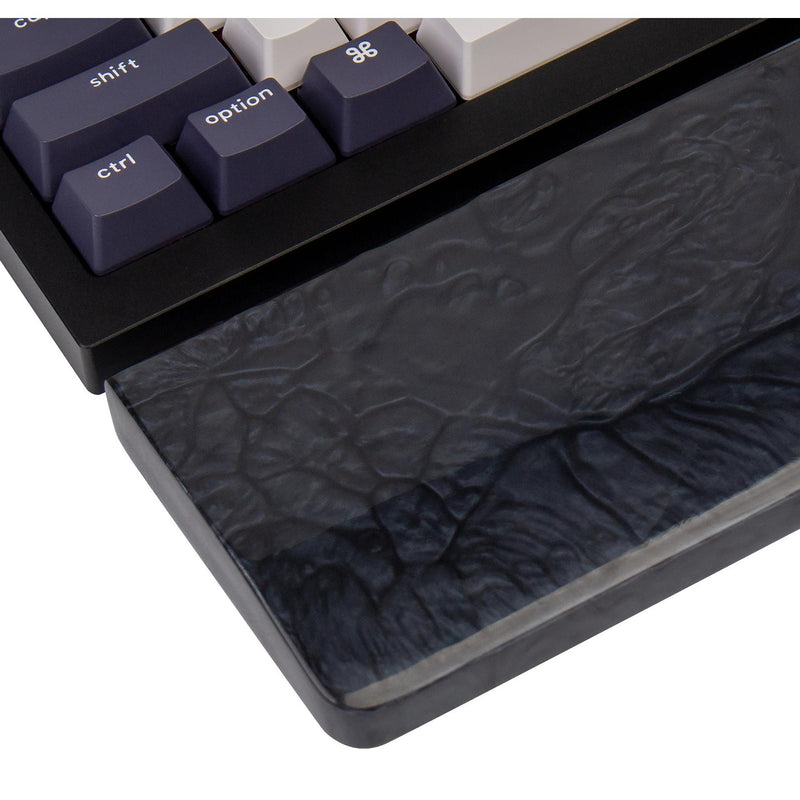 Load image into Gallery viewer, Keychron q1 q2 resin palm rest polssteun (zwart, 75%)
