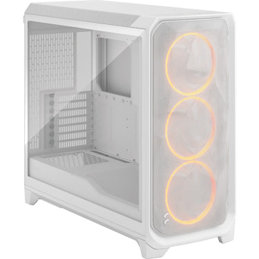Fractal design meshify 3 xl rgb big tower behuizing (wit | 2x usb-a | 1x usb-c | rgb | tempered glass)