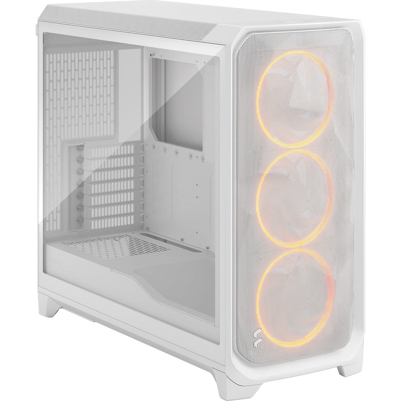 Cargue la imagen en el visor de la galería, Fractal design meshify 3 xl rgb big tower behuizing (wit | 2x usb-a | 1x usb-c | rgb | tempered glass)
